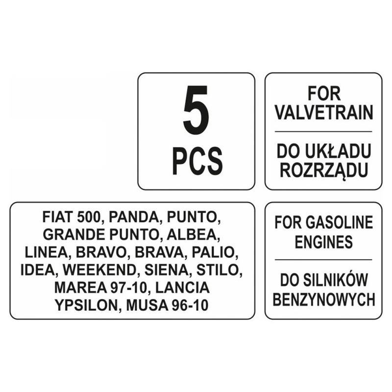 YATO Vezérlés rögzítő készlet 5 részes (benzin) Fiat Lancia (YT-06016) YATO Vezérlés rögzítő készlet 5 részes (benzin) Fiat Lancia (YT-06016)