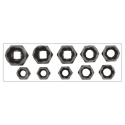 YATO Törtcsavarfej leszedő készlet 10 részes 3/8' 9-19 mm (YT-06031) YATO Törtcsavarfej leszedő készlet 10 részes 3/8' 9-19 mm (YT-06031)