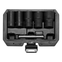 YATO Törtcsavar kiszedő dugókulcs készlet 6 részes 1/2' 17-27 mm CrMo (YT-06032)