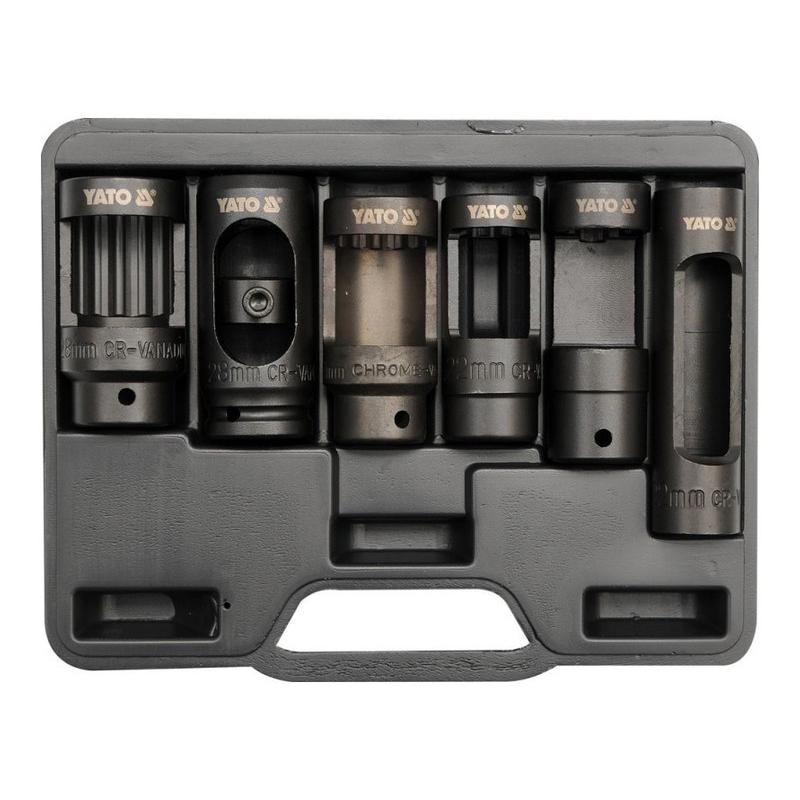 YATO Befecskendező dugókulcs készlet 6 részes 1/2' Diesel (YT-0622) YATO Befecskendező dugókulcs készlet 6 részes 1/2' Diesel (YT-0622)