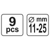 YATO Kuplung központosító készlet 9 részes 11-25 mm (YT-06311)