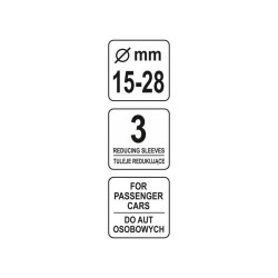 YATO Kuplung központosító 15-28 mm (YT-06313) YATO Kuplung központosító 15-28 mm (YT-06313)