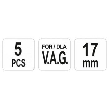 YATO Vezérműtengely lánckerék és szíjtárcsa lehúzó készlet 5 részes (YT-06342)