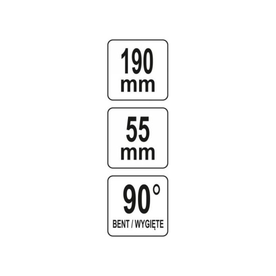 YATO Seeger fogó 190 mm belső 90° hosszú (YT-06561)