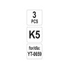 YATO Tartalék pengék YT-0659 szélvédőkivágó késhez (3 db/cs) (YT-06590)
