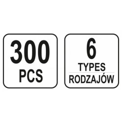 YATO Műanyag patent készlet 300 részes Renault (YT-06651)