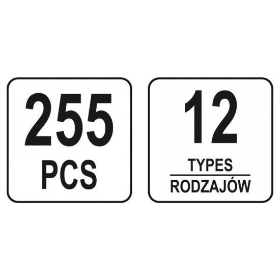 YATO Műanyag patent készlet 255 részes Volkswagen (YT-06663) YATO Műanyag patent készlet 255 részes Volkswagen (YT-06663)