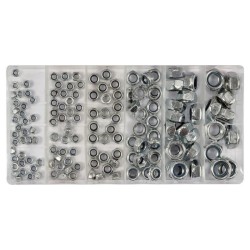 YATO Hatlapú önzáró csavaranya készlet 146 részes M4-M12 (YT-06774)