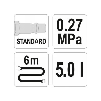 YATO Pneumatikus fékfolyadék cserélő készlet 13 részes (YT-06845) YATO Pneumatikus fékfolyadék cserélő készlet 13 részes (YT-06845)