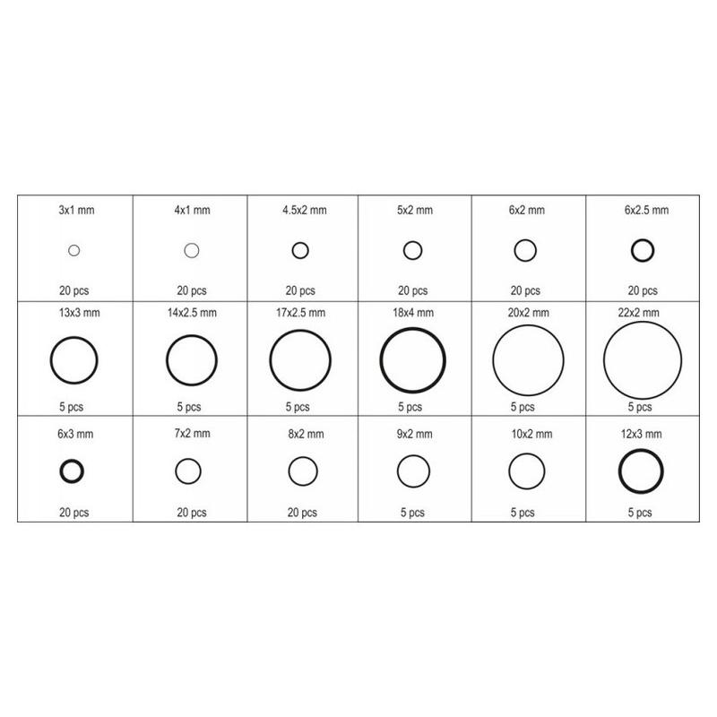 YATO O-gyűrű készlet 225 db (YT-06877)
