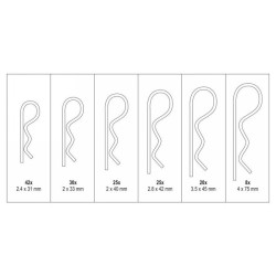 YATO Rugós csap készlet 150 db (YT-06883) YATO Rugós csap készlet 150 db (YT-06883)