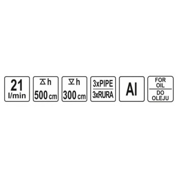 YATO Hordópumpa tekerős 21 liter/perc alumínium (YT-07115)