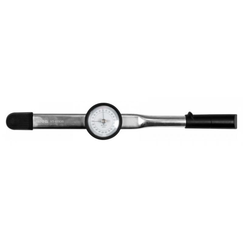 YATO Mérőórás nyomatékkulcs 1/2' 20-200 Nm / 490 mm (YT-07835)