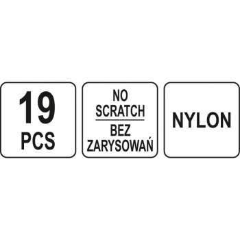 YATO Kárpitkiszedő készlet 19 részes (YT-08442)