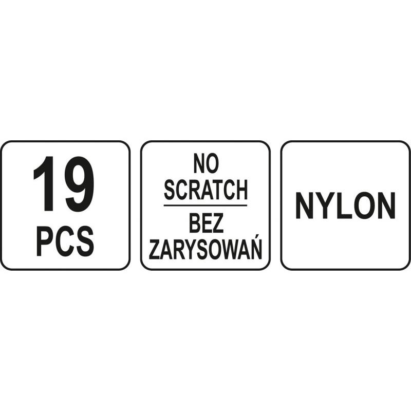 YATO Kárpitkiszedő készlet 19 részes (YT-08442)