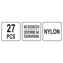YATO Kárpitkiszedő készlet 27 részes (YT-08443) YATO Kárpitkiszedő készlet 27 részes (YT-08443)