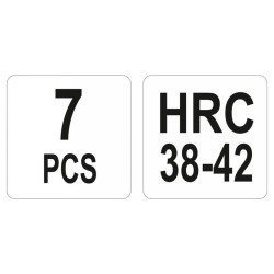 YATO Szélvédőcserélő szett 7 részes HRC 38-42 (YT-0845)