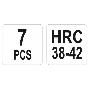 YATO Szélvédőcserélő szett 7 részes HRC 38-42 (YT-0845)