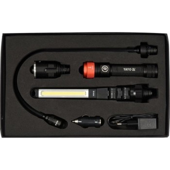 YATO Akkus LED lámpa 3 az 1-ben 380 lumen (YT-08521) YATO Akkus LED lámpa 3 az 1-ben 380 lumen (YT-08521)