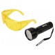 YATO Elemes UV zseblámpa + szemüveg 3 x AA (YT-08581) YATO Elemes UV zseblámpa + szemüveg 3 x AA (YT-08581)