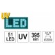 YATO Elemes UV zseblámpa + szemüveg 3 x AA (YT-08581) YATO Elemes UV zseblámpa + szemüveg 3 x AA (YT-08581)