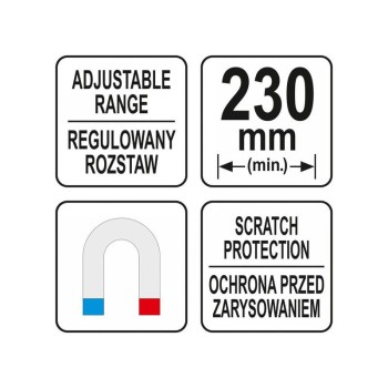 YATO Mágneses papírtörlő tartó (YT-08680) YATO Mágneses papírtörlő tartó (YT-08680)