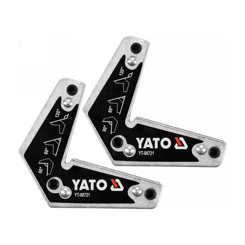 YATO Hegesztési munkadarabtartó mágnes 60-90-120°/10 kg (2 db/cs) (YT-08721) YATO Hegesztési munkadarabtartó mágnes 60-90-120°/10 kg (2 db/cs) (YT-08721)