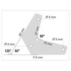 YATO Hegesztési munkadarabtartó mágnes 60-90-120°/10 kg (2 db/cs) (YT-08721)
