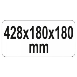 YATO Szerszámosláda fém 428 x 180 x 180 mm (YT-0883)