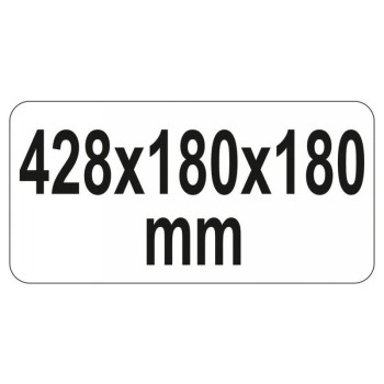 YATO Szerszámosláda fém 428 x 180 x 180 mm (YT-0883)