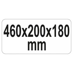 YATO Szerszámosláda fém 460 x 200 x 180 mm (YT-0884)