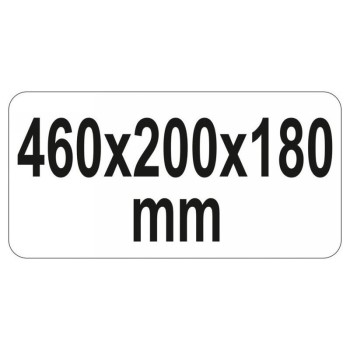 YATO Szerszámosláda fém 460 x 200 x 180 mm (YT-0884)