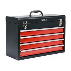 YATO Szerszámosláda fém 4 fiók (YT-08874)