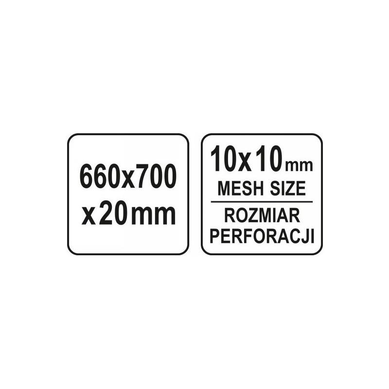 YATO Perforált fal 660 x 700 mm (YT-08936)