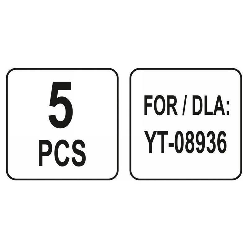 YATO Akasztó perforált falhoz (5 db/cs) (YT-08937)