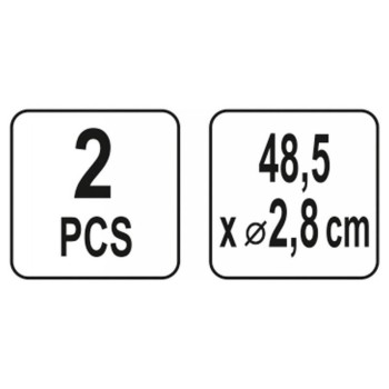 YATO Kiegészítő acélcső szerszámkocsihoz (2 db/cs) (YT-09071) YATO Kiegészítő acélcső szerszámkocsihoz (2 db/cs) (YT-09071)