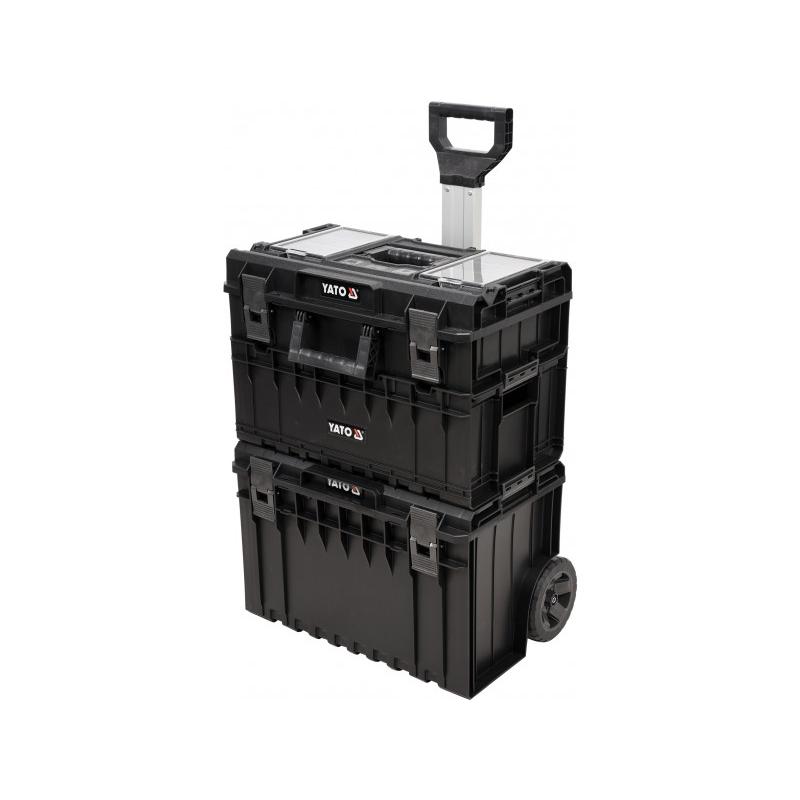 YATO Kerekes szerszámosláda rendszer 3 részes 585 x 425 x 810 mm (YT-09161) YATO Kerekes szerszámosláda rendszer 3 részes 585 x 425 x 810 mm (YT-09161)