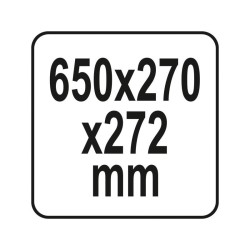 YATO Szerszámosláda organiserrel 650 x 270 x 272 mm (YT-09184) YATO Szerszámosláda organiserrel 650 x 270 x 272 mm (YT-09184)