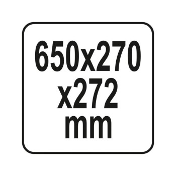 YATO Szerszámosláda organiserrel 650 x 270 x 272 mm (YT-09184) YATO Szerszámosláda organiserrel 650 x 270 x 272 mm (YT-09184)