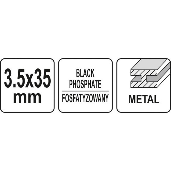 YATO Szalagtáras gipszkarton csavar fémhez 3,5 x 35 mm (1000 db/cs) (YT-09442) YATO Szalagtáras gipszkarton csavar fémhez 3,5 x 35 mm (1000 db/cs) (YT-09442)