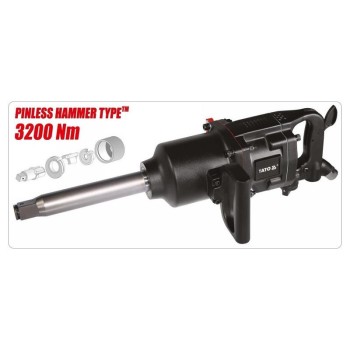 YATO Pneumatikus ütvecsavarozó 1' 3200 Nm (YT-09615)