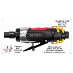 YATO Pneumatikus egyenes csiszoló 1/4' (YT-09632)