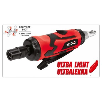 YATO Pneumatikus egyenes csiszoló könnyített 113 l/min (YT-09633)