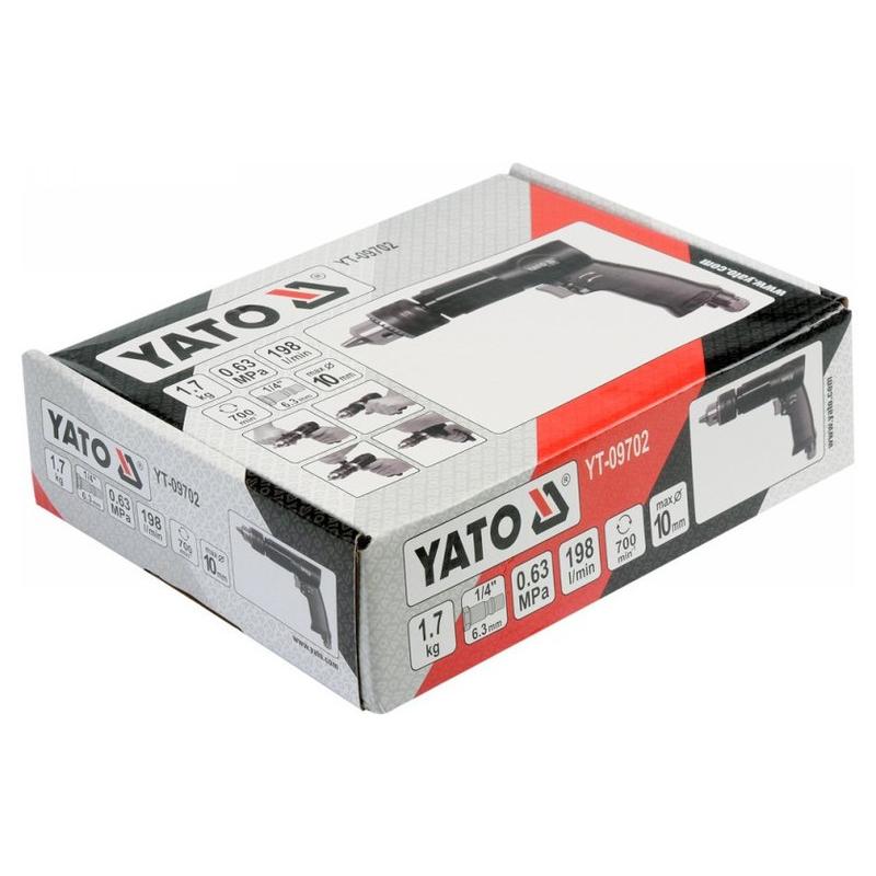 YATO Pneumatikus fúró 10 mm (YT-09702)