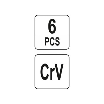 YATO Dugókulcs adapter készlet 6 részes CrV (YT-10671) YATO Dugókulcs adapter készlet 6 részes CrV (YT-10671)