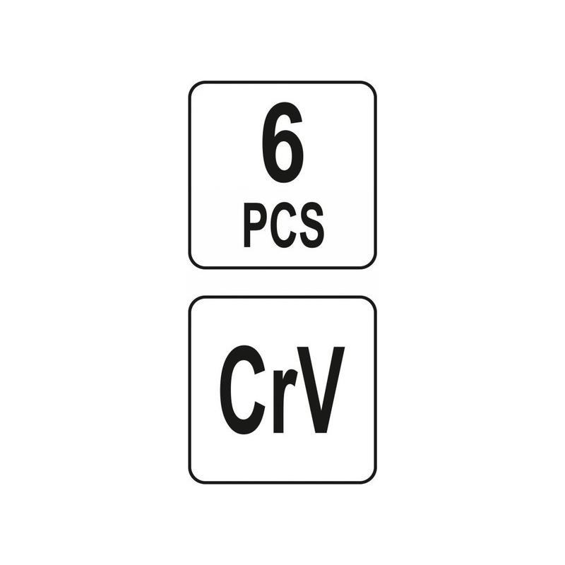 YATO Dugókulcs adapter készlet 6 részes CrV (YT-10671) YATO Dugókulcs adapter készlet 6 részes CrV (YT-10671)
