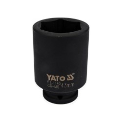 YATO Gépi hosszú dugókulcs 3/4' 43 mm CrMo (YT-1143) YATO Gépi hosszú dugókulcs 3/4' 43 mm CrMo (YT-1143)