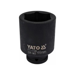 YATO Gépi hosszú dugókulcs 3/4' 46 mm CrMo (YT-1146) YATO Gépi hosszú dugókulcs 3/4' 46 mm CrMo (YT-1146)
