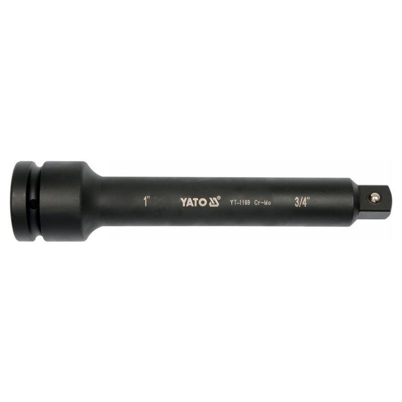 YATO Gépi dugókulcs toldószár és adapter 3/4' - 1' 250 mm CrMo (YT-1169)