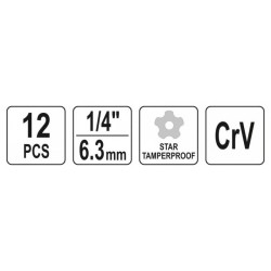 YATO Légkondícionáló szerelő készlet 12 részes 1/4' CrV (YT-12007)